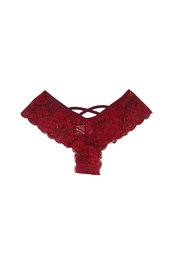 PANPANY Culottes pour Femme Femme Sexy sans Couture Taille Basse Slips Culotte sous Vetements Soutien-Gorge Multicolore Tanga