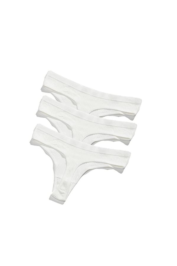 QIUNI Womens Panties Female Underwear Thong Seamless Panties for Women Cotton Briefs Sex G-String Low Waist Underpanties Sex