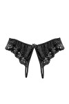 ADMAY 2023 New y29k Style Lingerie Culottes pour Femmes Open File Slit Sex Lace Thong Culotte Taille Basse Débardeur Fleur R