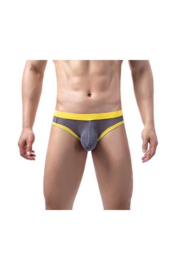 AJGRHE Lingerie Ouverte sous-vêtements Hommes Sexy Mens Slips Homme Lingerie Erotic String Tanga Tanga Sexy Slip Sexe Sexy H