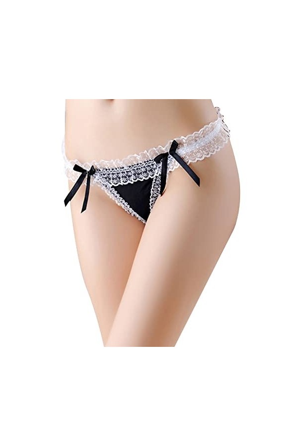 Youyu77 sous-Vêtements pour Femmes pour Le Sexe Culottes Femmes Culottes Sexy en Dentelle Culottes Bowknot Strings Sexy Culot