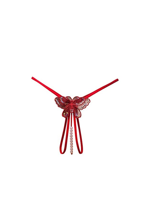 Youyu77 sous-Vêtements en Soie pour Femmes Sexy Pantalons Thong Thong sous-vêtements Briefs Dames Femmes Dentelles Culottes S