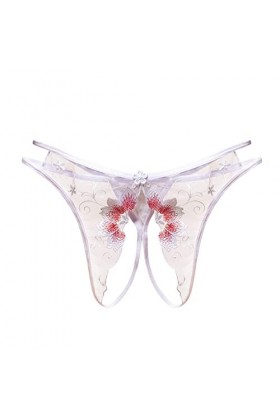 Dasongff String Femme Sexy Chic Ficelle Culotte Sexy Femme Érotique Ouverte Slips Dentelle Taille Basse Tanga Sexy A Dentelle