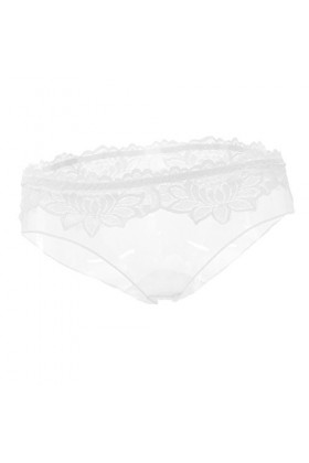 Hellery Lingerie De Nuit, Culotte Taille Basse En Dentelle Transparente Solide Pour Femmes - Noir, 60-80cm