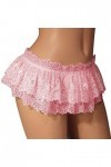 Slips en dentelle Hommes Culotte à volants Thongs Mini Jupe Crossdress Crossdress Costume Culotte Jupe culotte Thongs Gay Mal