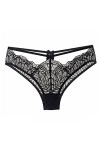 Strings et Tangas en Dentelle Culotte En Dentelle Taille Basse Sexy Culotte DéCoupéE Avec NœUd String Dentelle Chic Grande Ta