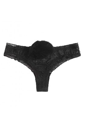 XIUH String Sexy Culotte Ouverte Entrejambe String Ouvert Femme Sexy Chic Dentelle Culottes G-String Imprimé T String Ficelle