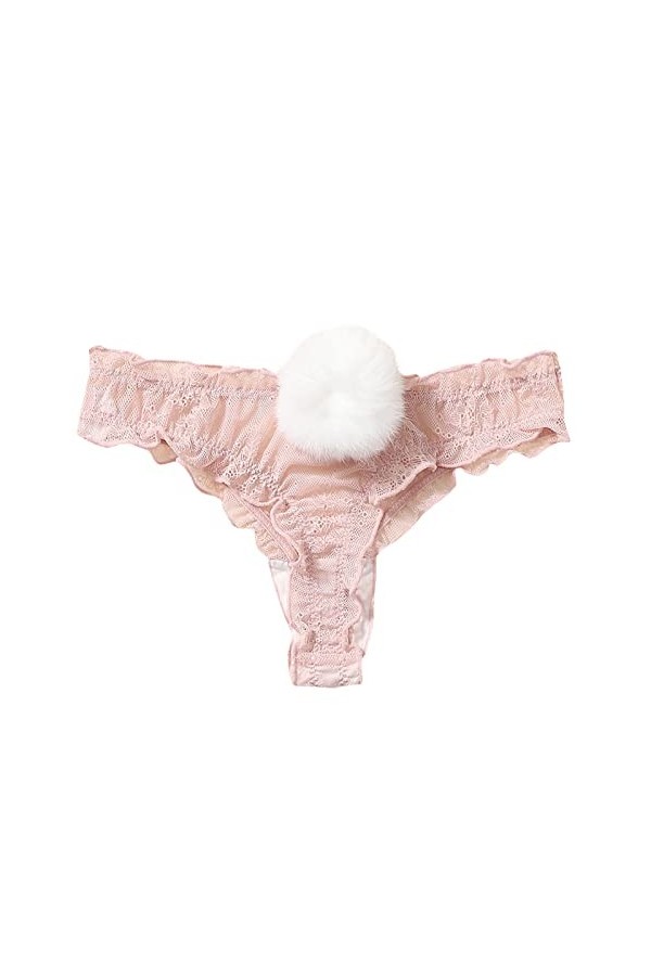 XIUH String Sexy Culotte Ouverte Entrejambe String Ouvert Femme Sexy Chic Dentelle Culottes G-String Imprimé T String Ficelle