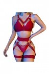 Body Sexy Femme érotique Lingerie Sexy Femme Coquine Hot Lingerie Femme Sexy Ensemble Porte Jarretelle Et Jarretières Body La