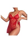 Body Femme Sexy Chic Lingerie Dentelle Pas Cher Teddy Lingerie Tulle Ensemble Lingerie Transparent Sexy Collant Nuisette Femm