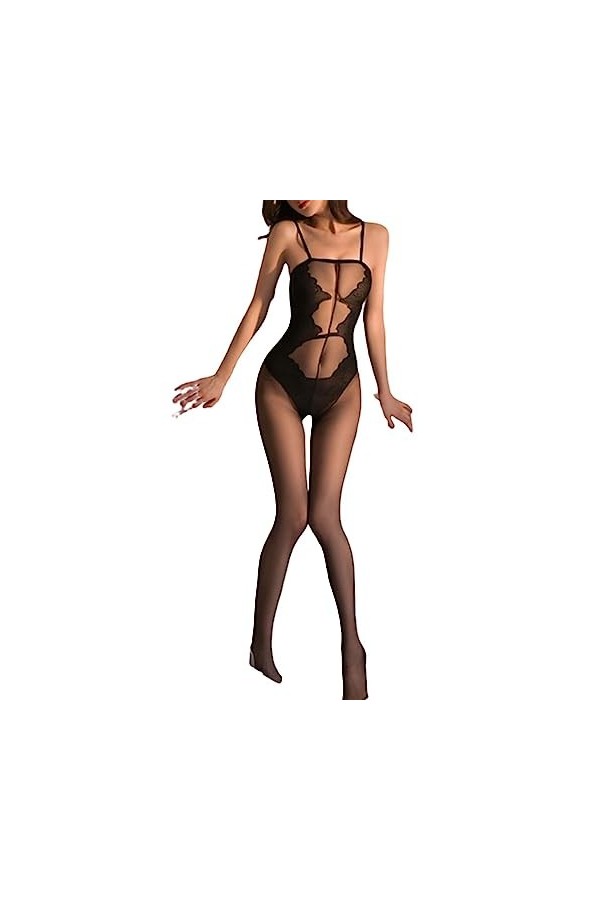 Générique Body Cuir Sexy Lingerie Net Vêtements Fichiers Ouverts Lait Maternel No Off Passion Costume Transparent Sexy Bas Sé