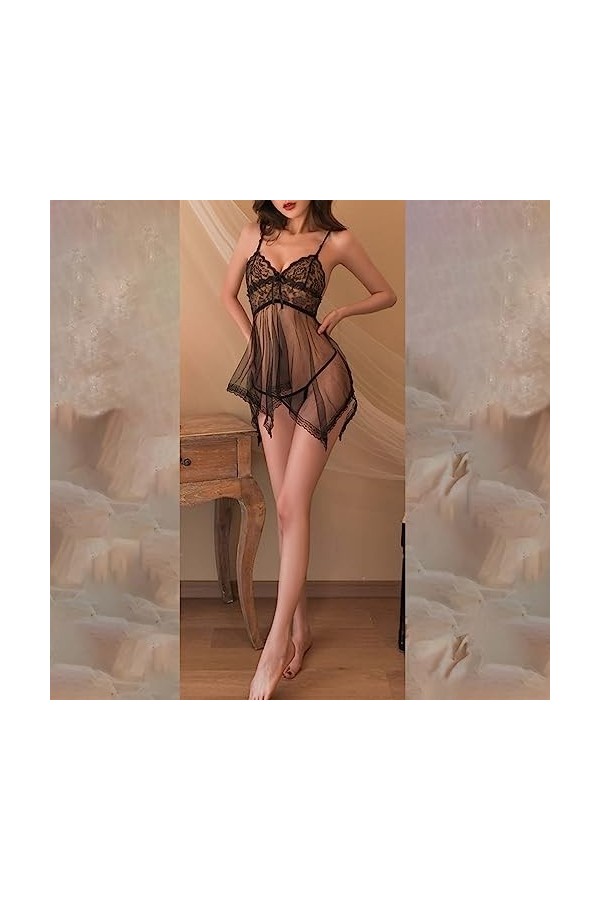 Et Lingerie Sexy Lingerie Net Vêtements Fichiers Ouverts Lait Maternel No Off Passion Costume Transparent Sexy Bas Séduisant 
