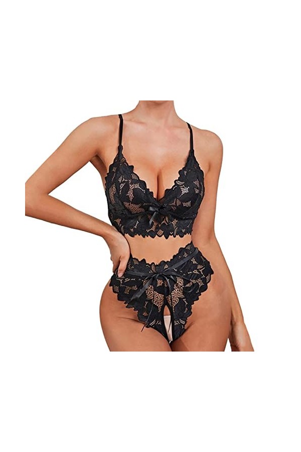 Femme Sexy érotique Lingerie Femme Dentelle Lingerie Sexy Femme Coquine Hot Body Transparent Femme Lingerie Sexy Hot Chaude C