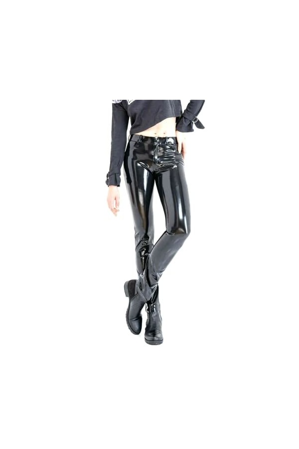 Latex Gummi Caoutchouc Jeans Leggings Pantalons Pantalon Catsuit Personnalisé