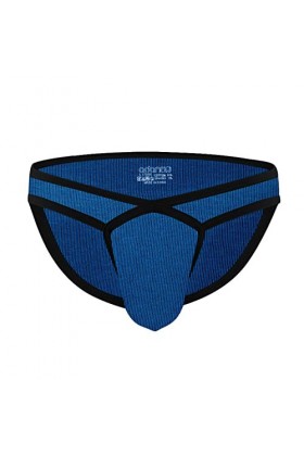 Culotte Homme Excitant Sexy Culotte Grande Poche en Coton Taille Basse Alpaga Sous-Vêtements Homme, a, M