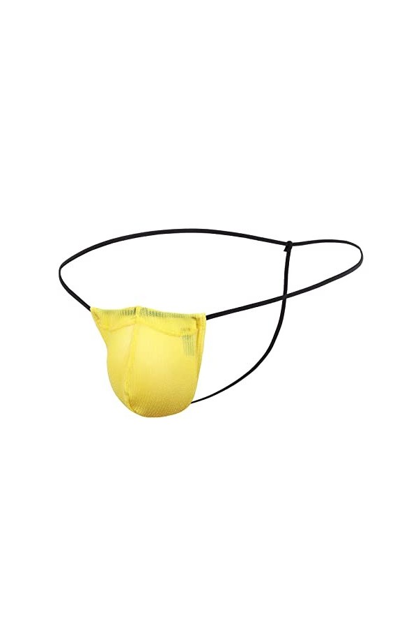 Knickers Ride Up Sous-vêtement sexy pour homme, Blanc., M