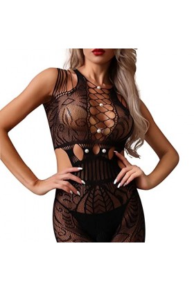 liaddkv Femmes Sexy/Lingerie Sous-vêtements Body Stocking Taille unique Chemise de nuit Femme 52, Noir , taille unique