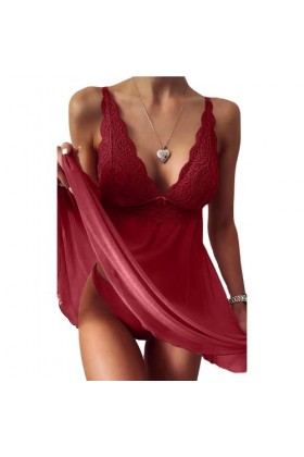 CheChury Lingerie Sexy Femmes Ensemble de Lingerie en Dentelle pour Dames Sexy String Ensemble sous-Vêtements Col en V Fémini