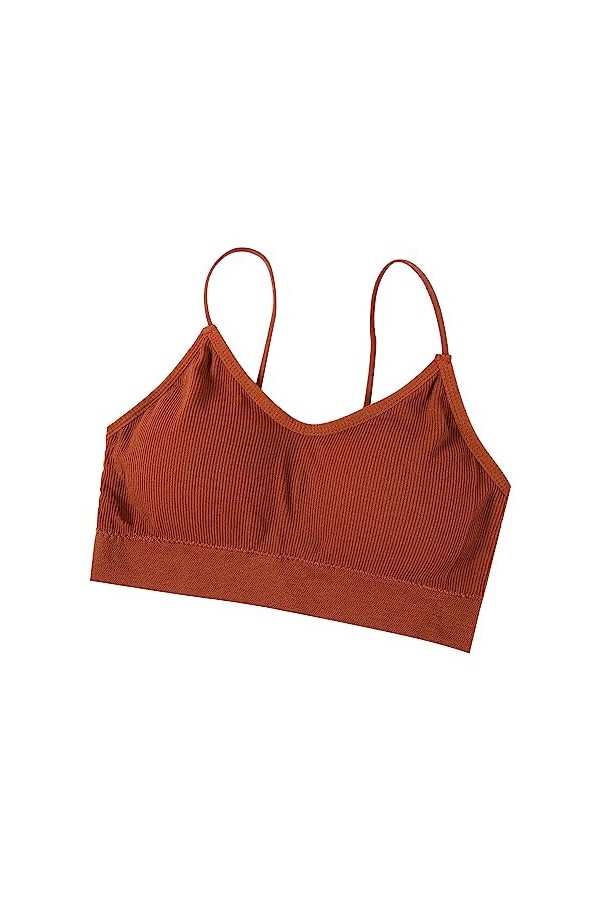 Lingerie Femme Sexy Ensemble Homme Sexy Hot y23k Femmes Couleur Unie Fil Tube Haut Coussin de Poitrine Belle Sangle Fronde so