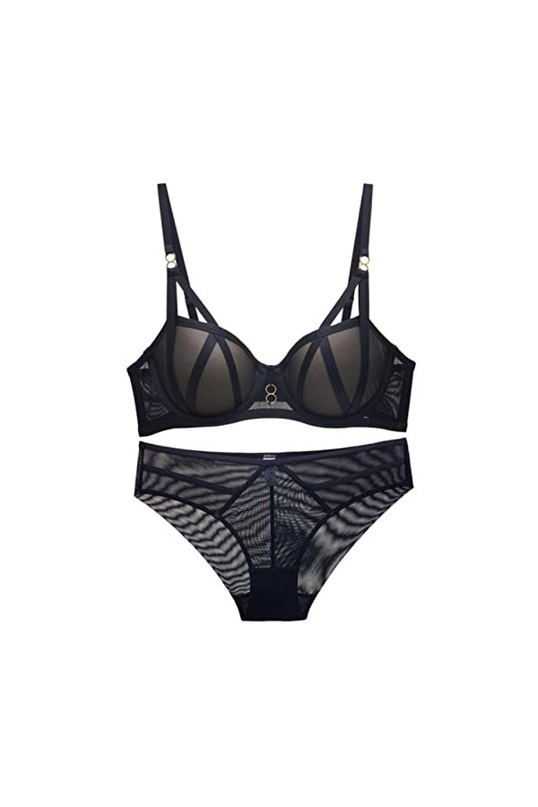 CABULE Soutien-gorge push-up sexy pour petites seins Ensemble culotte Sous-vêtements pour femmes Belle lingerie B C D Bonnet 