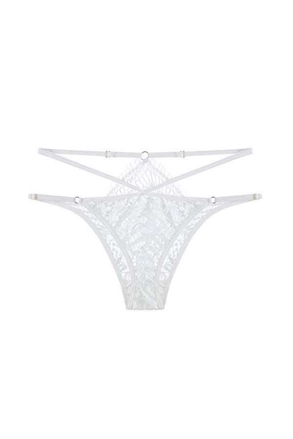 Zhangmeiren sous-vêtement Sexy for Femmes Transparent, sans Trace, String Creux Chaud, Taille Basse, sous-vêtement for Femme 