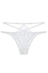 Zhangmeiren sous-vêtement Sexy for Femmes Transparent, sans Trace, String Creux Chaud, Taille Basse, sous-vêtement for Femme 