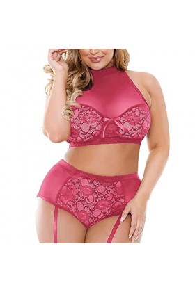 Nuisette Sexy Femme Dentelle Lenceria Extreme Sexy Dessous New Luxury Sexs Noir Couleur Femmes Sexy Jarretière Lingerie Sexe 