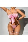 Pyjama Femmes Sexy Ourlet en Dentelle Lingerie érotique Sexy Role Play Jumpsuit Open File Thong Suit Nuisette Sexy Femme Sens