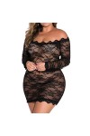 liaddkv - Lingerie pour femme, lingerie, chemise de nuit, pyjama sexy en dentelle, sous-vêtements serrés, adorables sous-vête