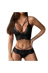 liaddkv Ensemble de lingerie pour femme - Jeu de rôle - Lingerie sexy - Costume de lingerie - Calendrier de Noël noir, M 