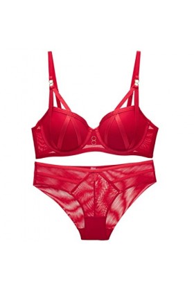 CABULE Soutien-gorge push-up sexy pour petites seins Ensemble culotte Sous-vêtements pour femmes Belle lingerie B C D Bonnet 