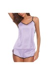 HANXIULIN Pyjama Sexy pour Dames en Coton Nuisette Lingerie Sexy Robe Pyjama Chemise de Nuit en Dentelle Lingerie Sexy Vêteme
