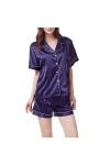 HANXIULIN Pyjama Sexy pour Dames Chemise de Nuit col V Chemise de Nuit Sexy Pleine Culotte Robe de Nuit Vêtements de Nuit Rob