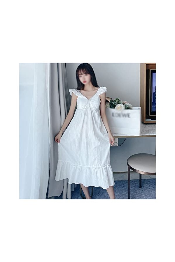 WALNUT Belle princesse Sweet Pyjamas for femmes Sexy Sexy Sexy Nightdress Bra Sous-sorme Vêtements de nuit Color : A, Size :