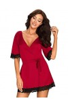 Obsessive Sensuelia robe rouge Rouge L/XL