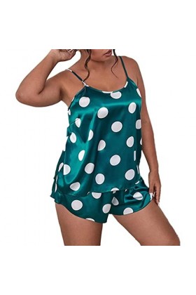 Pyjama Femme Fille Ensemble De Pyjama - À Manches Courtes Short Vêtement DIntérieur 2 Pièces Vêtements De Nuit Chic Satin Py