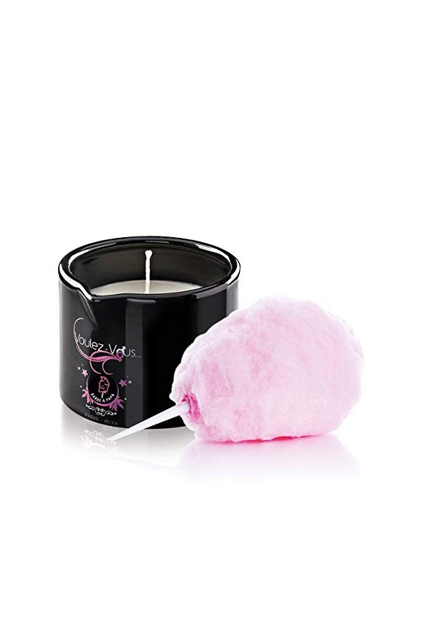 Voulez-Vous... Bougie de Massage Gourmande Barbe Papa 180 g