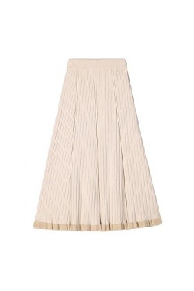 Tricoté Décontracté Femmes Mode Solide A-Ligne Jupes Harajuku Streetwear Mode Coréenne Jupes