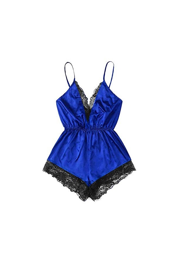 Robe de nuit sexy pour femme - En dentelle - Élégant et confortable - Style rétro - Style sportif - Avec porte-jarretelles, r