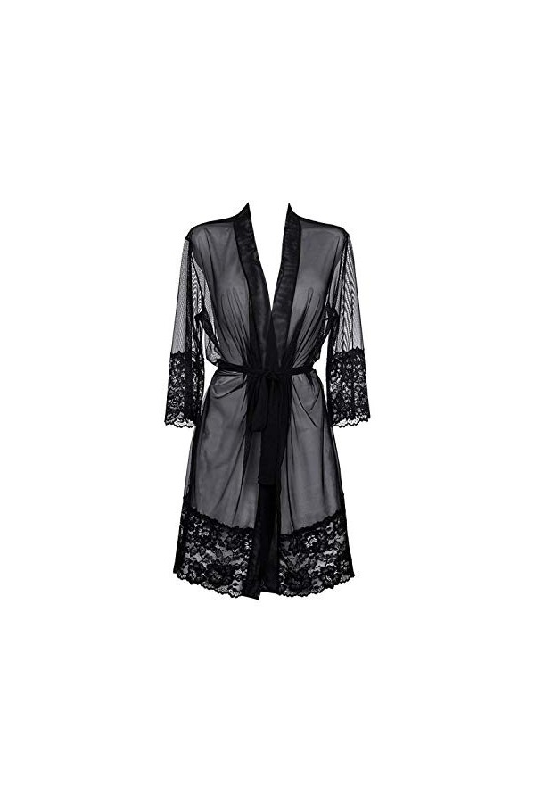 Axami Robe de chambre pour femme - Blanc - taille unique