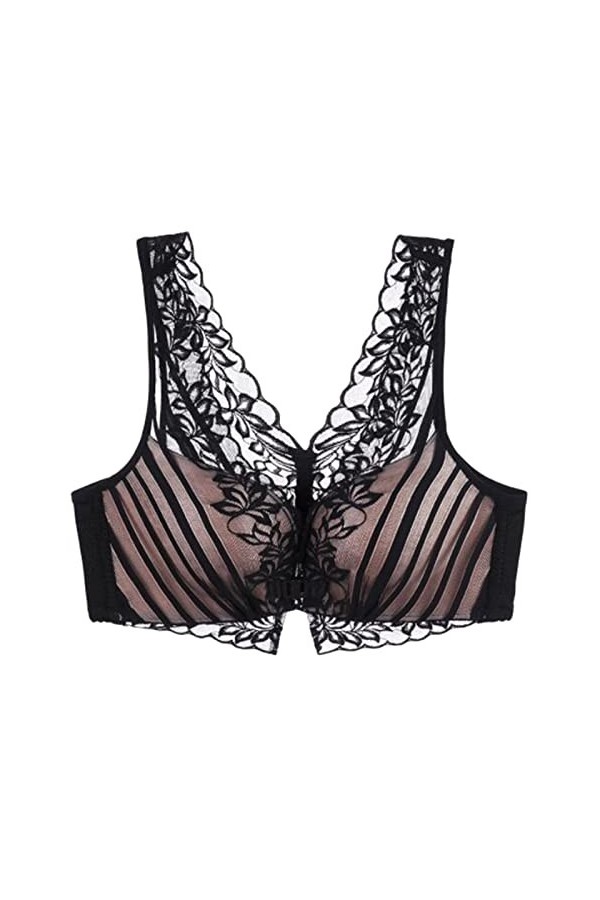 Brassière Femme Sexy Soutien-Gorge Sexy à Ouverture Frontale pour Poitrine Petite et Charnue Effet de Rassemblement et Mainti