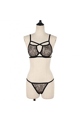 Menstruelle Heavy Mettre en Place la Cage Bustier Bra Creux Soutien-Gorge Femmes Strappy Cage Soutien-Gorge élastique séduisa