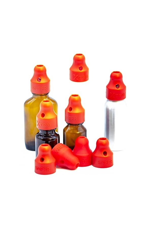 XLeathers XTRM SNFFR Bouteille à visser à visser sur votre bouteille Solo small rouge 