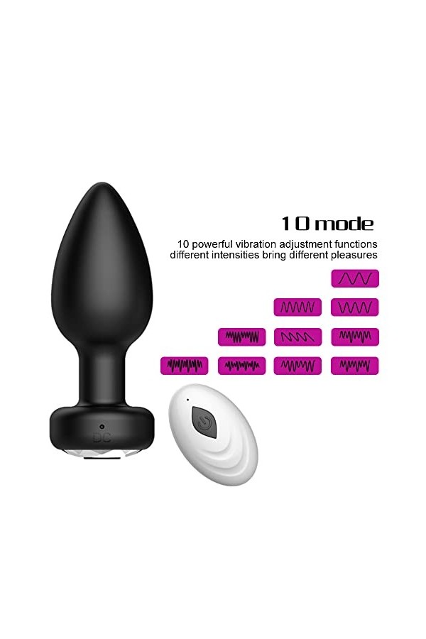 10 Modes PL-ùg Ànâlé Femme débutante G-ạ-y Sèxtôyse Plaisir Ðiḷatation Pláîsir Masseur étanche pour soulager la fatigue XQG-1