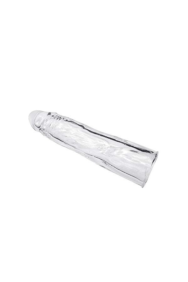 ADASTE Condom Extender Gaines Pour Pénis Extenseur de Pénis Gaines Pour Pénis Manchon de Pénis Réaliste En Silicliquide Pour