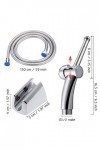 Douche vaginale 7 trous avec douche vaginale et buse de nettoyage anal pour rinçage douche de nettoyage anal + tuyau de douch