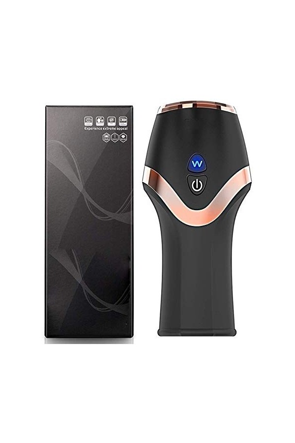 MDybf M-Asturbateur Masculin Automatique 10 Modes de Vîbrạtîon Et 5 Fonction DAspiration Mạstụrbâteur Mains Libre Bouche Suc