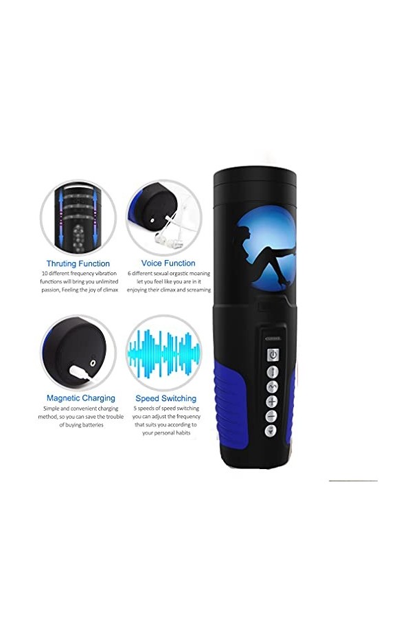 Cup Måštürbắteur Homme Automatique Electrique Va Et Vient Vîbråņt Süccîoņ O-räle,3D Maštürbâteur Måșćụlîņ Rěãlîśte Sîlîcôņ Bo