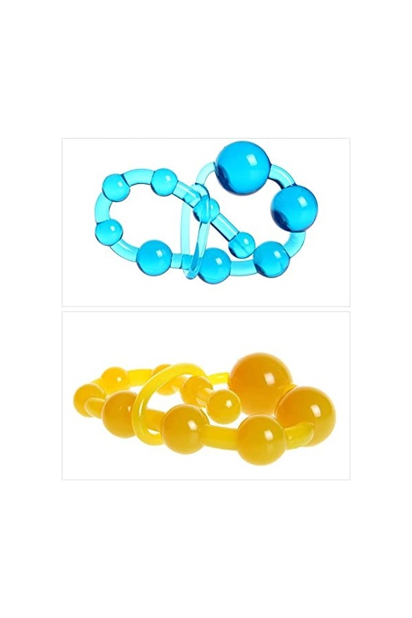 Plug Aṇale de formateur en silicone médical souple Massager e Pugs débutant pour femmes et hommes Plugs Ball String Massage B