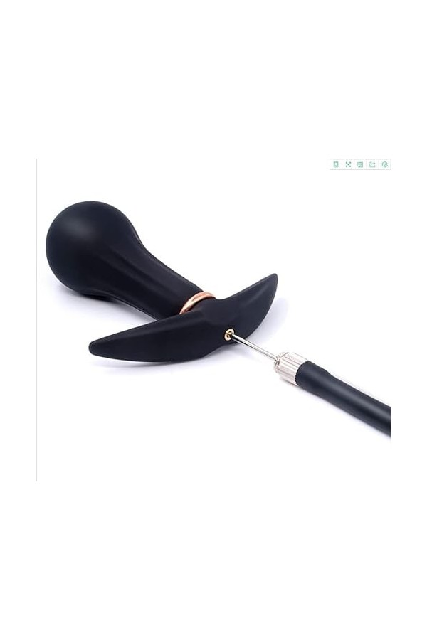 Plug Aṇale de formateur en silicone médical souple Massager e Pugs débutant pour femmes et hommes Plugs Ball String Massage B